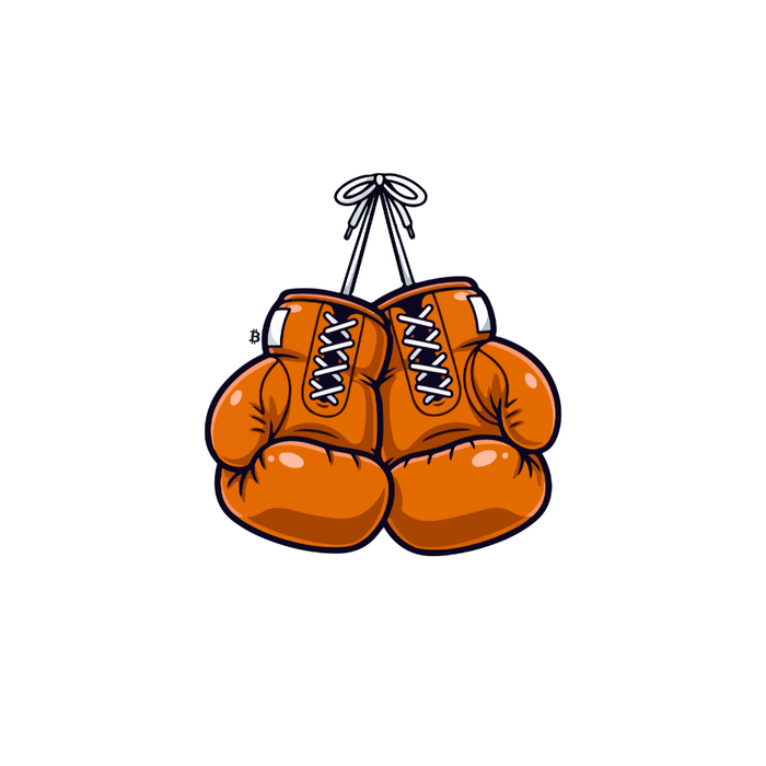 Bitcoin Orange Glove