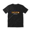 Crypto Minimalist Tee Black front