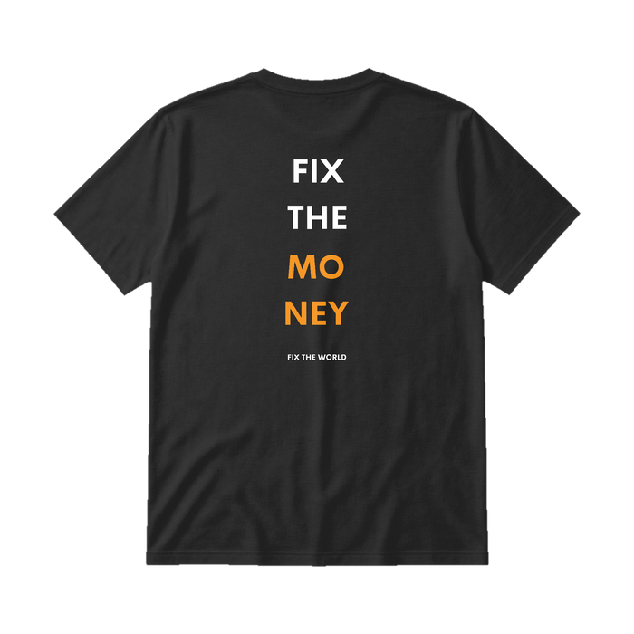 BitKong Fix The Money Tee Black back