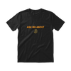 Ask Me About Bitcoin Tee Black front