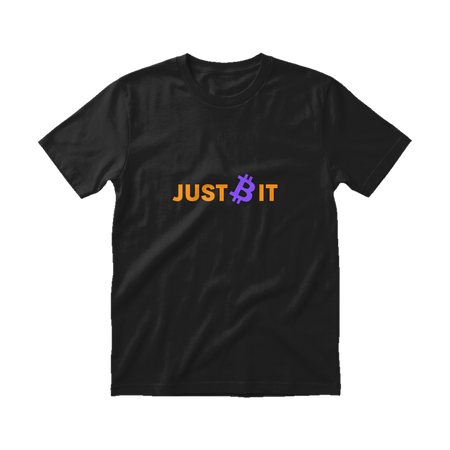 Just B It Tee Black front