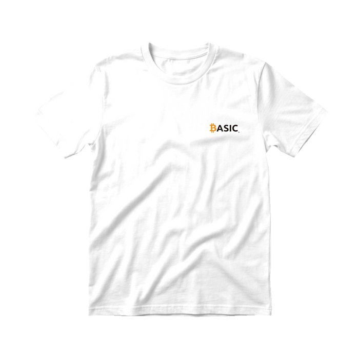 BASIC Tee White front