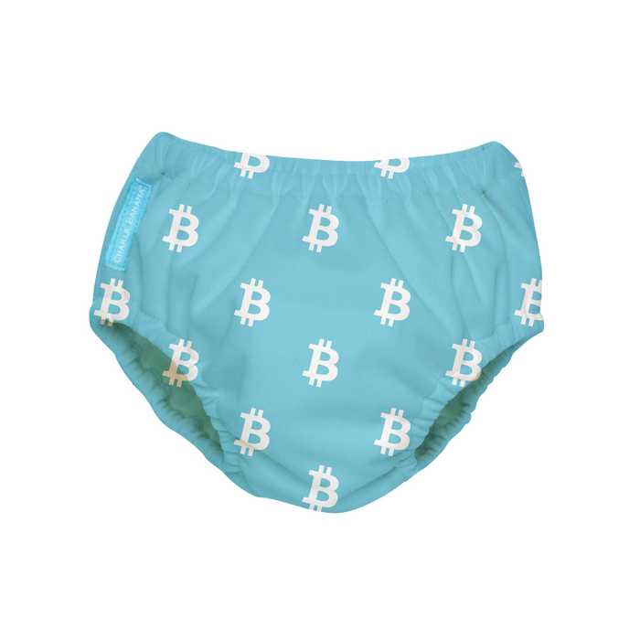 Bitcoin Classic Swim Diaper - CB Blue