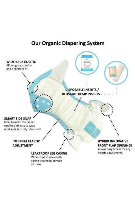 Charlie Banana Diaper - To The Moon - Black & White