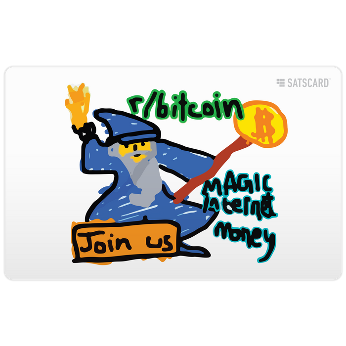SatsCard - Magic Internet Money Design