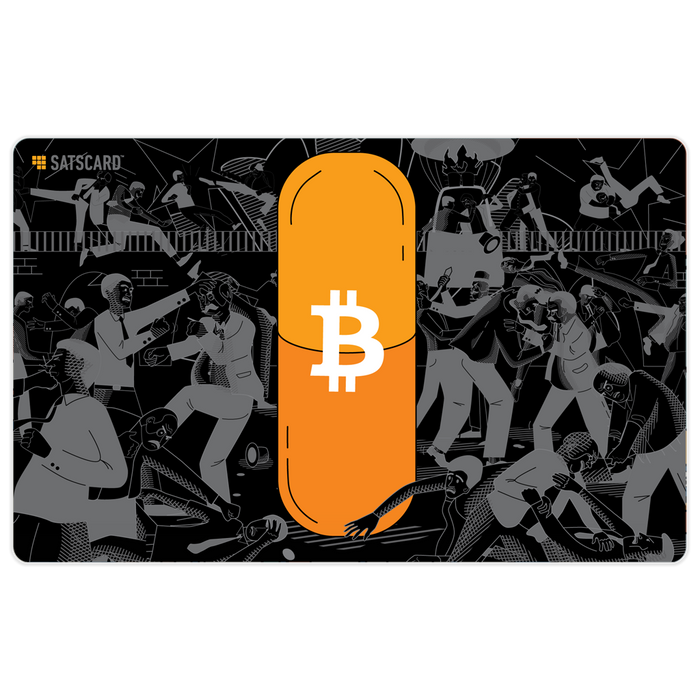 SatsCard - Orange Pill Design