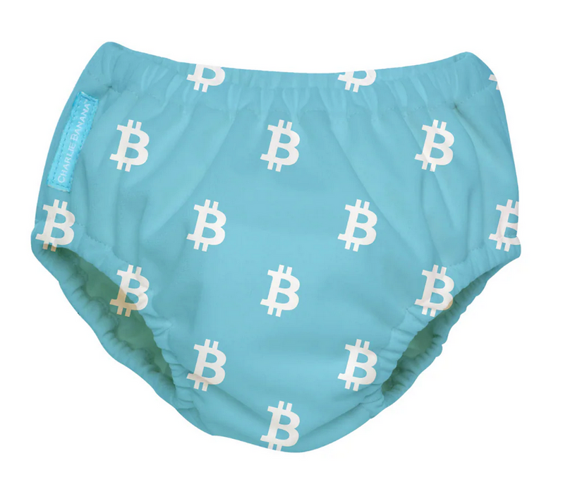 Bitcoin Classic Swim Diaper - CB Blue