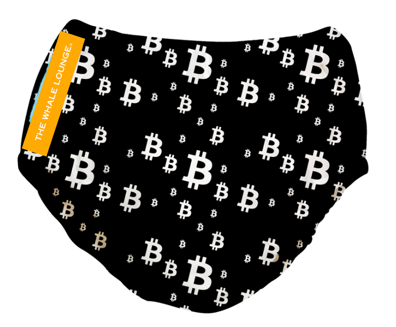 Whale Lounge Swim Diaper Set  - Bitcoin To the Moon