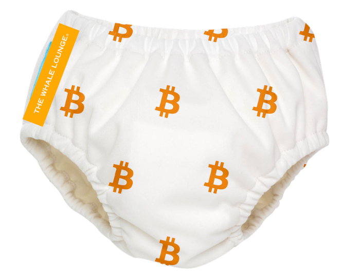 Whale Lounge Swim Diaper Set  - Bitcoin Rabbit