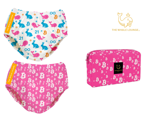 Whale Lounge Swim Diaper Set  - Little Whale Set