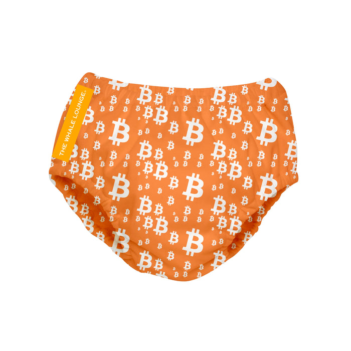 Whale Lounge Swim Diaper Set - Bitcoin Maxi