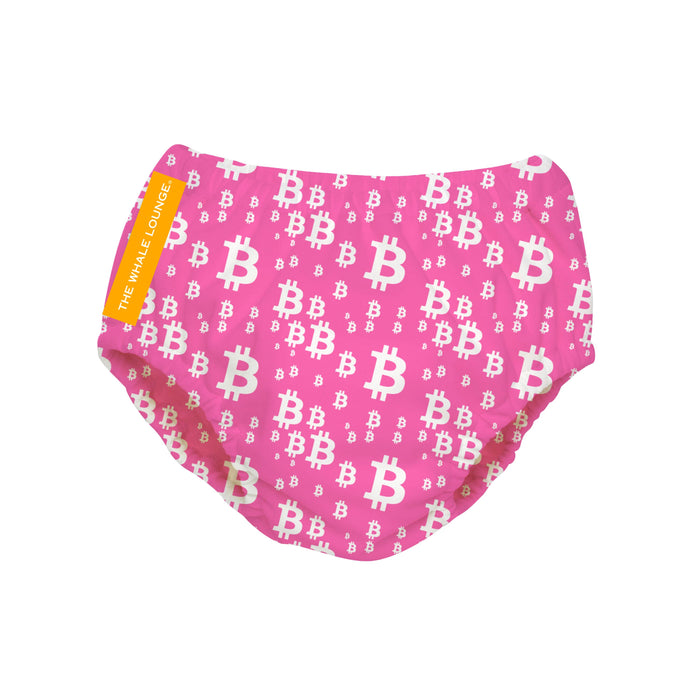 Whale Lounge Swim Diaper Set - Bitcoin Whale