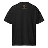Crypto Minimalist Orange and Gold Tee Black back