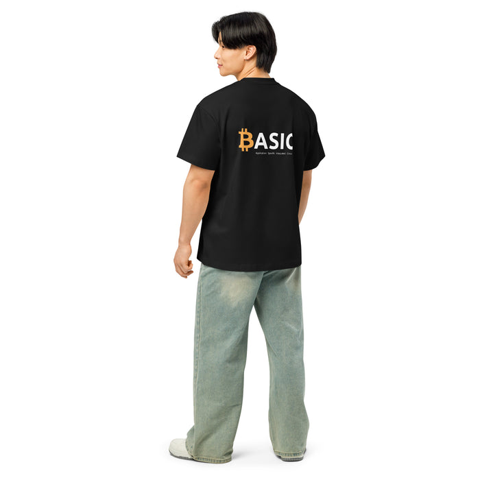 BASIC Tee Black - model back