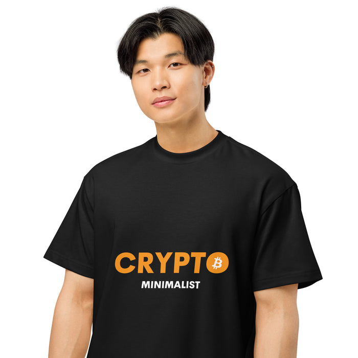 Crypto Minimalist Tee close-up