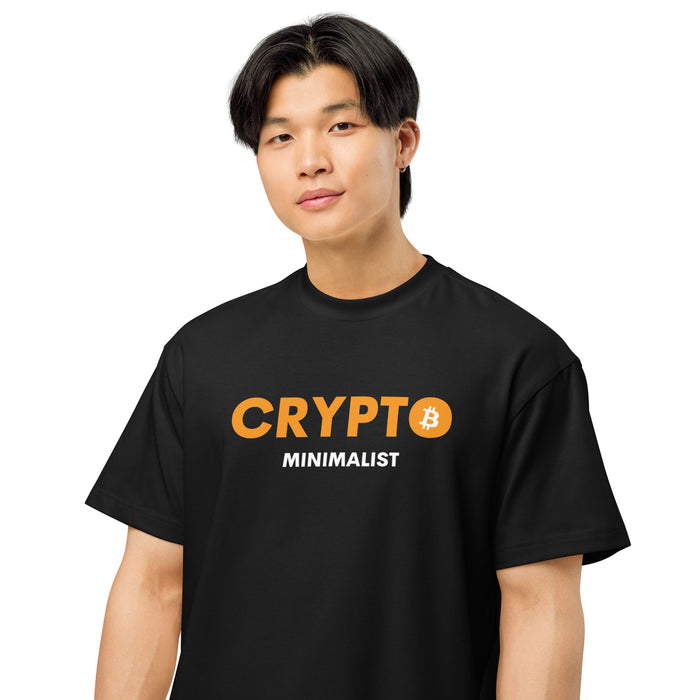 Crypto Minimalist Tee - closeup