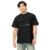 Boom Self Sovereign Wealth Tee on model, front