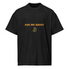 Bitcoiner Nutrition Facts Tee Black front