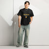 Crypto Minimalist Orange and Gold Tee lifestyle