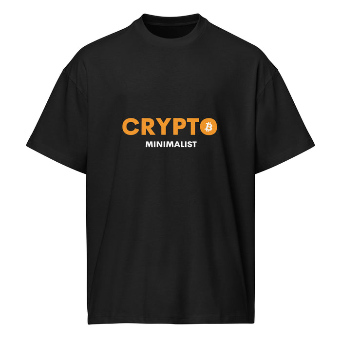 Crypto Minimalist Tee Black front