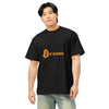 BitKong Fix The Money Tee Black on model, front