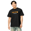 Crypto Minimalist Tee - model front