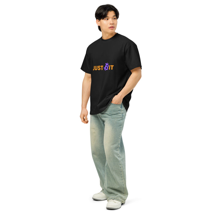Just B It Tee on model, side
