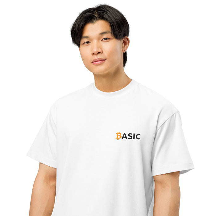 BASIC Tee White - closeup