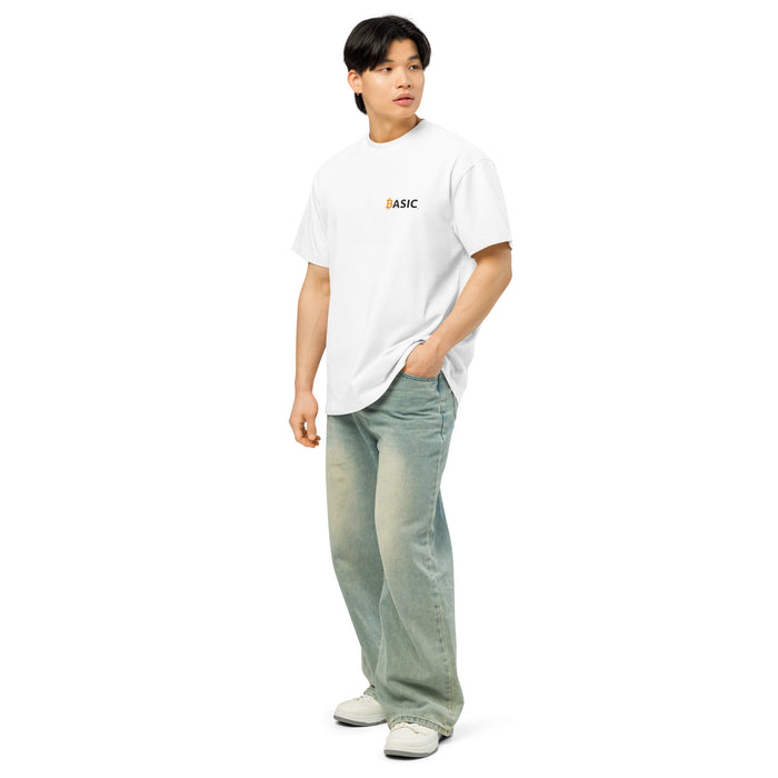 BASIC Tee White - model left